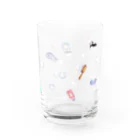 イラストレーター おおでゆかこのHappy Bath time Water Glass :right