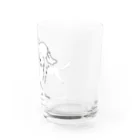 娯楽家の犬さん&犬ちゃん Water Glass :right