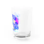 みおげのダイナそーグラス //宇宙旅行とりけらちゃん Water Glass :right