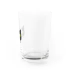 べるこのびびりやすい黒猫 Water Glass :right