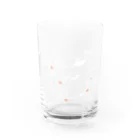 ハルノキ工房のグラスを泳ぐペンギン（ドリンク色） Water Glass :right