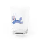 hitomiのblue dogs Water Glass :right