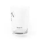 まるぺ 脱力グッズ屋さんのシュールなシロクマのグラス Water Glass :right