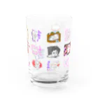 ERIKOERIN ART SHOPのさくらのすけ「ありがたき」 Water Glass :right