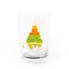 めろんぽっぷのお店だよのこたつカメのこたろー　緑　コロコロみかん Water Glass :right