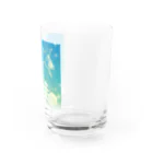 ・buncho days・ 文鳥デイズの北欧の空を飛ぶ文鳥 Water Glass :right