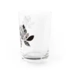 Drecome_Designのオルテガ柄の蓮の花 Water Glass :right