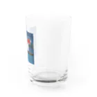 メカニトリよ大志を抱けの山野井勇気チャンネルTシャツ Water Glass :right