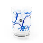 魔法のこむぎ໒꒱· ﾟのピーマン柄 Water Glass :right