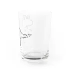 東海道中膝栗毛のきょうりゅうみたいないきもの Water Glass :right