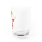 Peach Graphicsのぽこたぬき Water Glass :right