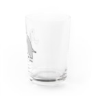 麦畑のゾウG(下手な絵) Water Glass :right