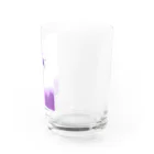 宵花火のヨリソッテ(紫) Water Glass :right