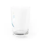 ruca's shopの王冠オオルリ Water Glass :right