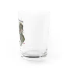 🐇のんくく🐇(❤️くろえ君❤️)のうさぎのきた道 名入 保護うさぎ  Water Glass :right