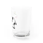 麦畑のウシw(下手な絵) Water Glass :right