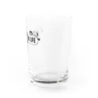 あるじ屋の配色いろいろボーダーコリーMIX Water Glass :right