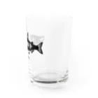 𓃠𝕊ℍ𝕚ℙℙ𝕆の鮭   アイヌ模様 Water Glass :right