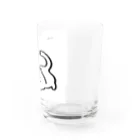 こめぞうのしろぬこ むにぃ Water Glass :right