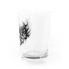 星ノ宮れの💫の星ノ宮れの ロゴ(黒) 小物類 Water Glass :right