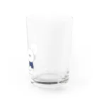 しょうゆごはんのビションフリーゼ 仲良し チェックのお洋服 Water Glass :right