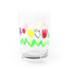 真奈美のお花いっぱい Water Glass :right