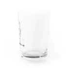 かにの尺を測るシャーク Water Glass :right