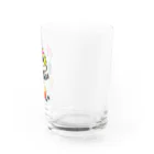 MJのMJロゴ・MJパンツ被りキャラクター入り Water Glass :right