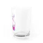 一朶琴の透明少女のグラス Water Glass :right