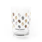 ししまる ともみのおめかし！ トップノットプードルず！ Water Glass :right