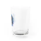 89虎の巣穴のウルフバット（青） Water Glass :right