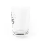 兎猫庵のPTA-ｂ　文字入り Water Glass :right