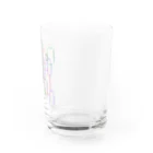 しめじのエモ散らかした模様 Water Glass :right