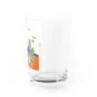 クマバチゴルフ倶楽部のクマバチとメキシカンタイル Water Glass :right