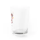 ミニマムユニヴァース@SUZURIのデビねこくんグラス Water Glass :right