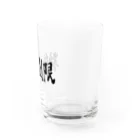 筆文字かふぇの糖質制限 Water Glass :right