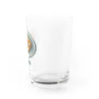 猫と釣り人のヤキソバ_2 Water Glass :right