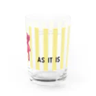 cocoartの雑貨屋さんの【As it is】（桃くま）グラス＝SALE中！！ Water Glass :right