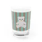 cocoartの雑貨屋さんの【Hug me】（白くま）グラス＝SALE中！！ Water Glass :right