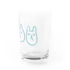 農家の嫁のあおいろうさぎ Water Glass :right