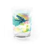 さざなみ星雲のソラトブペンギン Water Glass :right