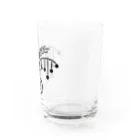 UMiSORAのIN&OUT_line series #05( flower&base)  Water Glass :right