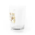 mofusandのみよーんピザ Water Glass :right