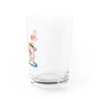 うさぎまるえkawaiishop の豚汁兄弟ー爆笑 Water Glass :right