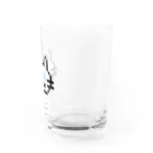 森 ピクセルのDOT WHITE CAT(グラス) Water Glass :right