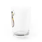 テクノウルフ VIBES STOREのSHIMADA BOYメリケンサックロゴ Water Glass :right