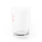 ツチノコマーチのツチノコちゃん★ピンク★ Water Glass :right