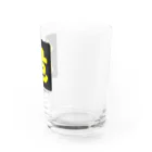 サインズシュウのグッズショップの危険プレートグラス Water Glass :right