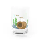 人生はウーパールーパーのくつろぐウーパールーパー Water Glass :right