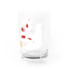 狐月稲荷社の対の稲荷狐 Water Glass :right